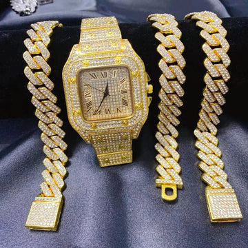 Watch Bracelet Necklace | ساعة وسوار وقلادة